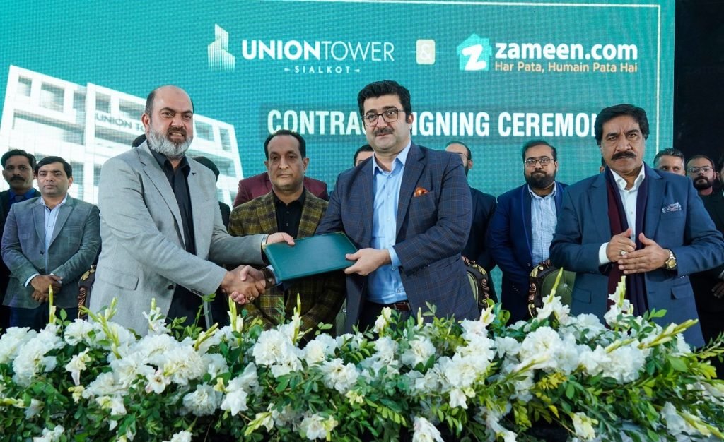 Zameen.com acquires sales & marketing rights for Union Tower-Sialkot