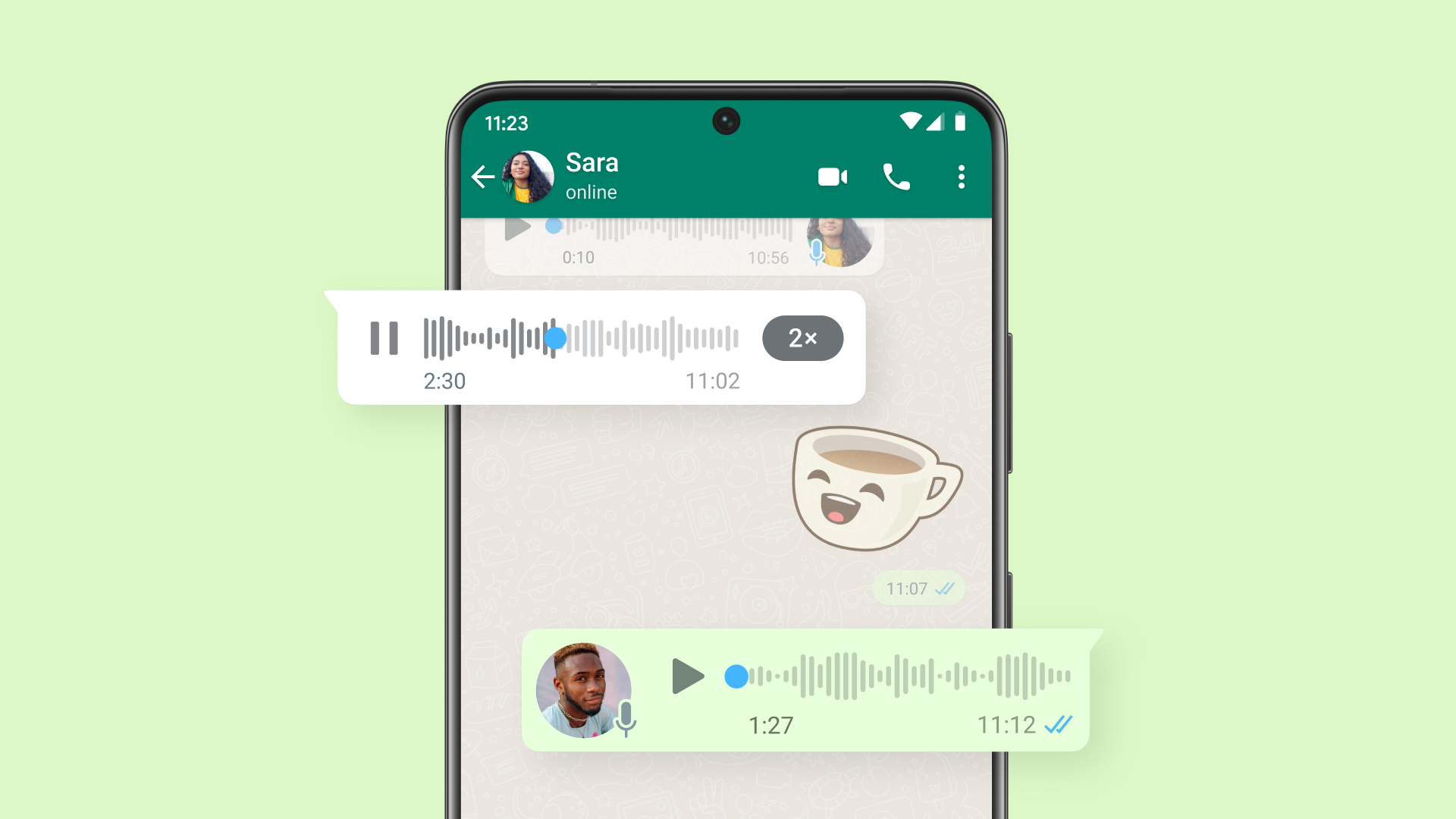 WhatsApp Now Lets You Play “View Once” Voice Notes for Added Security