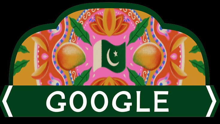 Google Celebrates Pakistan’s 77th Independence Day with Special Mango Doodle