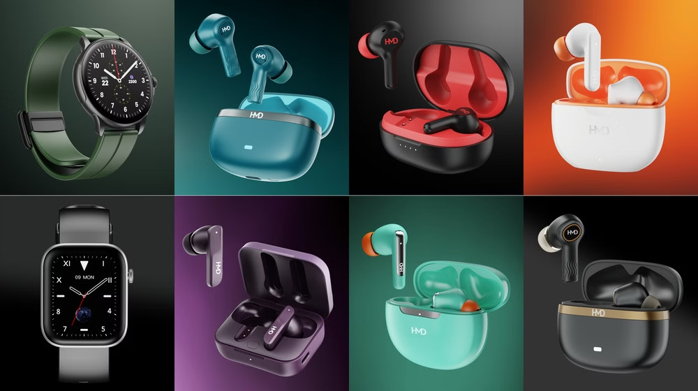 HMD Enters Wearables Market With Two Smartwatches and Six New Wireless Earbuds