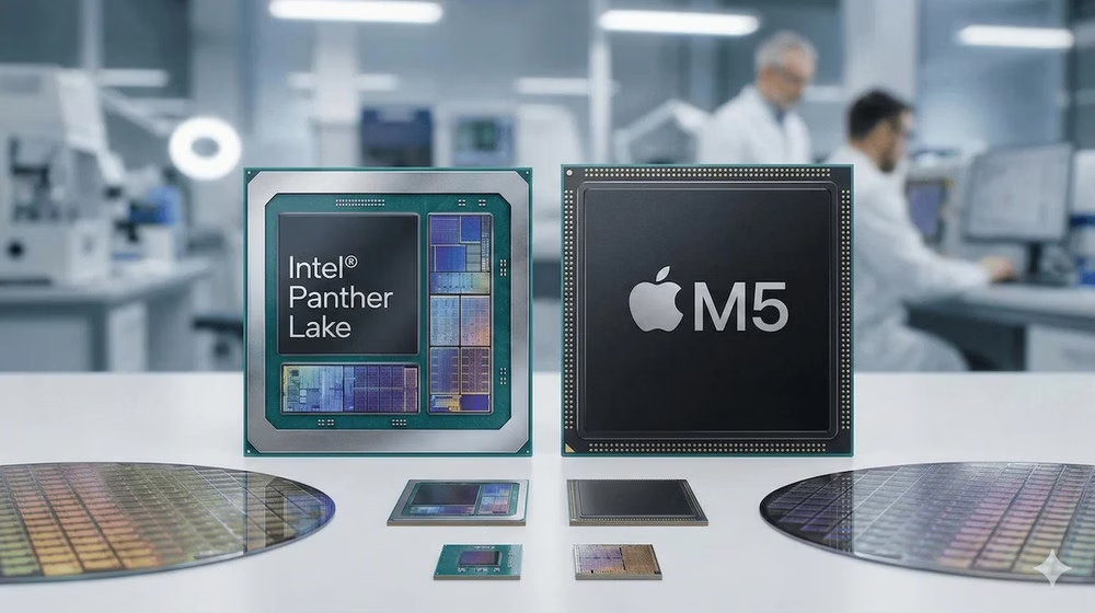 Intel’s New Panther Lake Processors Match Apple M5 in Battery Life Tests