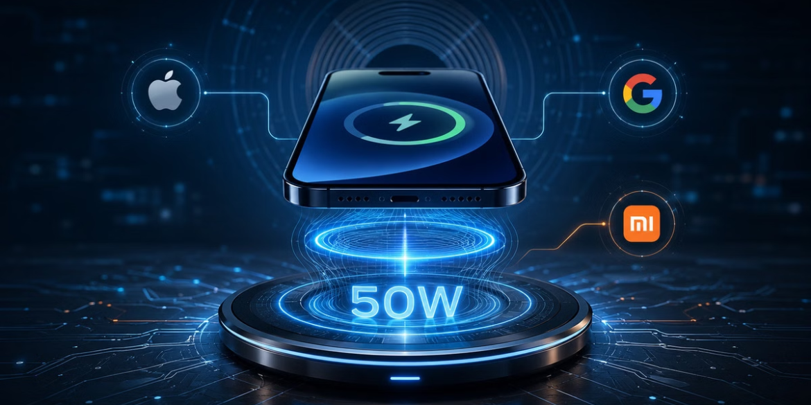 Apple and Xiaomi Support Major Upgrade to 50W Qi Wireless Charging Standard