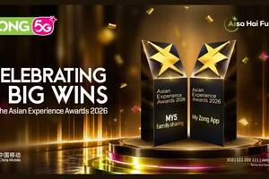 Zong Becomes First Pakistani Brand to Win Two Asian Experience Awards 2026 Honors